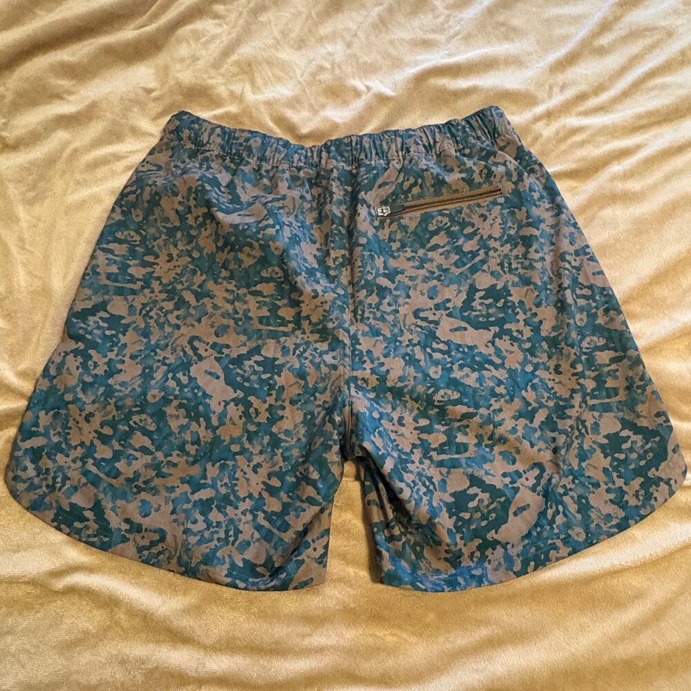 Topo Designs River Shorts Sahara Nebula Camo Belted Men's Large L Active - Picture 2 of 9
